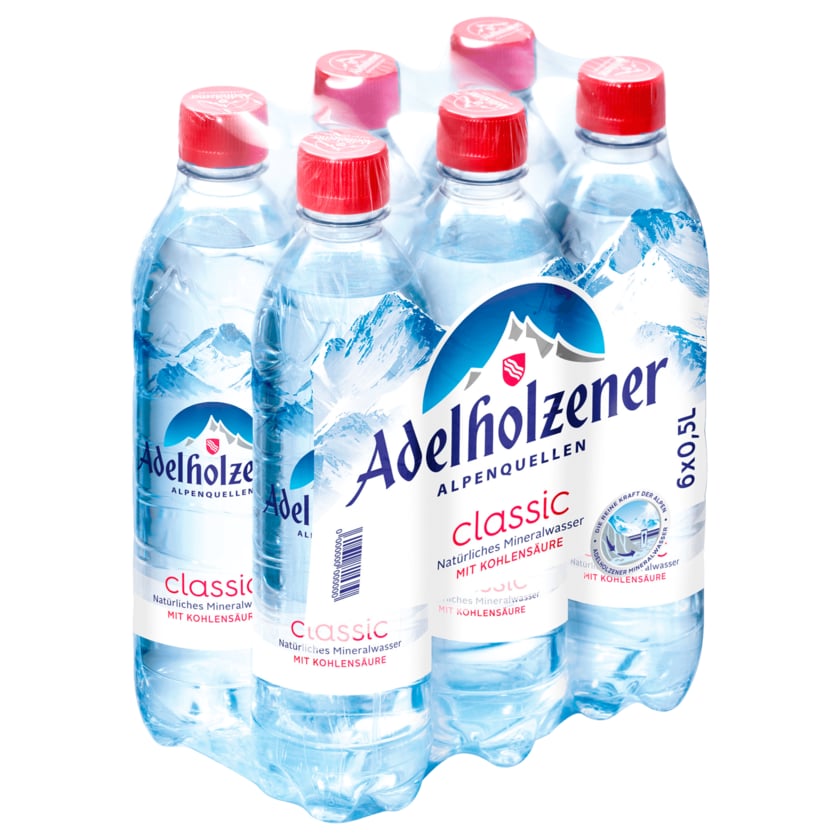 Adelholzener Mineralwasser Classic 6x0,5l